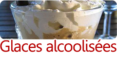 Glaces alcoolisées